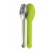 GoEat Stainless Steel Cutlery Green